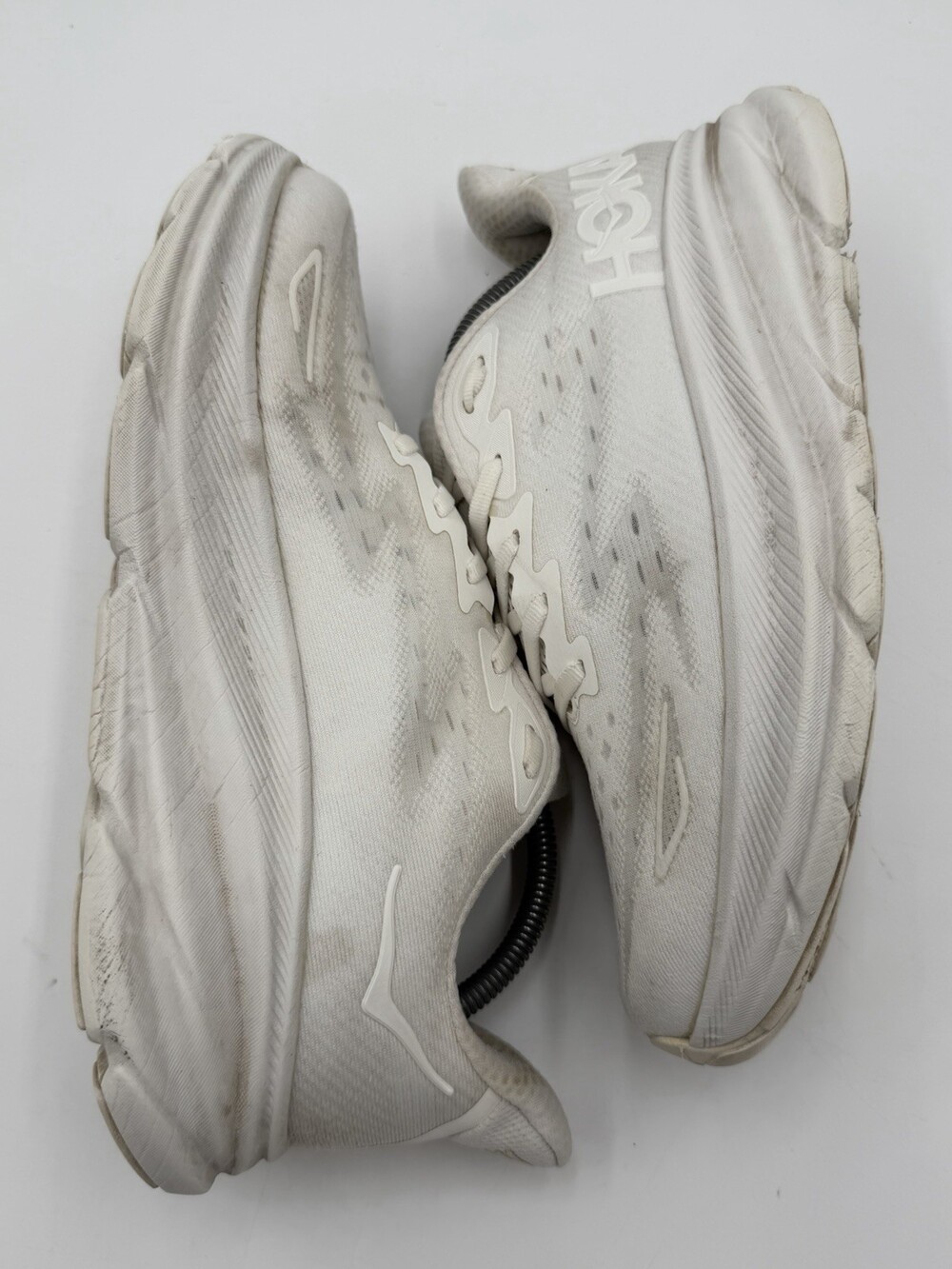 Hoka One One Clifton 9 Womens Size 10B White Running Shoes Sneakers 1127896 NCWT - Picture 3 of 8